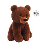 Peluche Ours Brun Assis 24cm